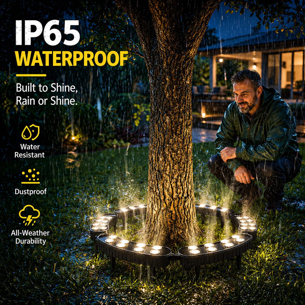 🔥 75% OFF 🌳 DIY Modular Outdoor Ring Tree Light