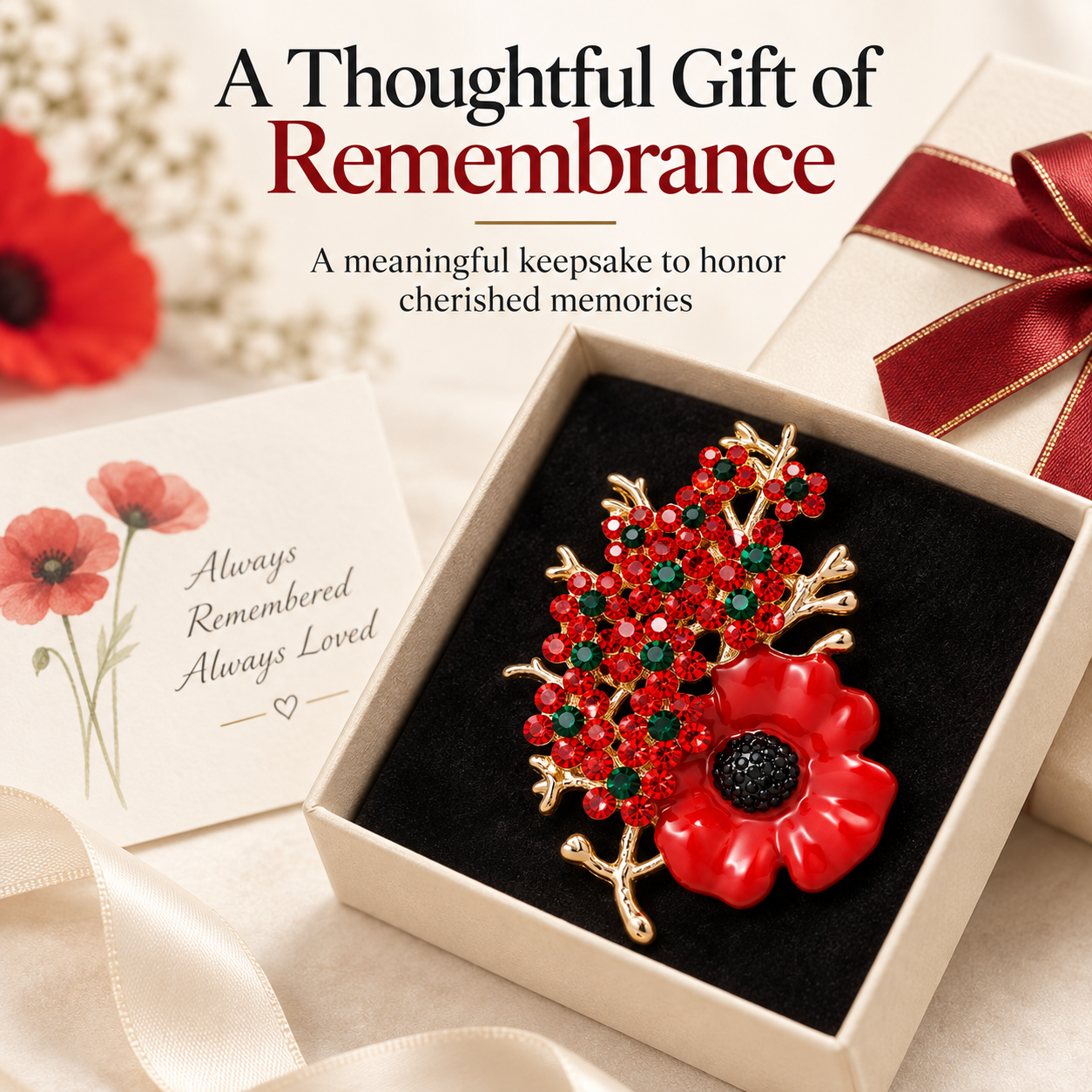 🌺 Anniversary Special 80% OFF ❤️ 1945–2026 "Never Forgotten" Victory Blossom Keepsake
