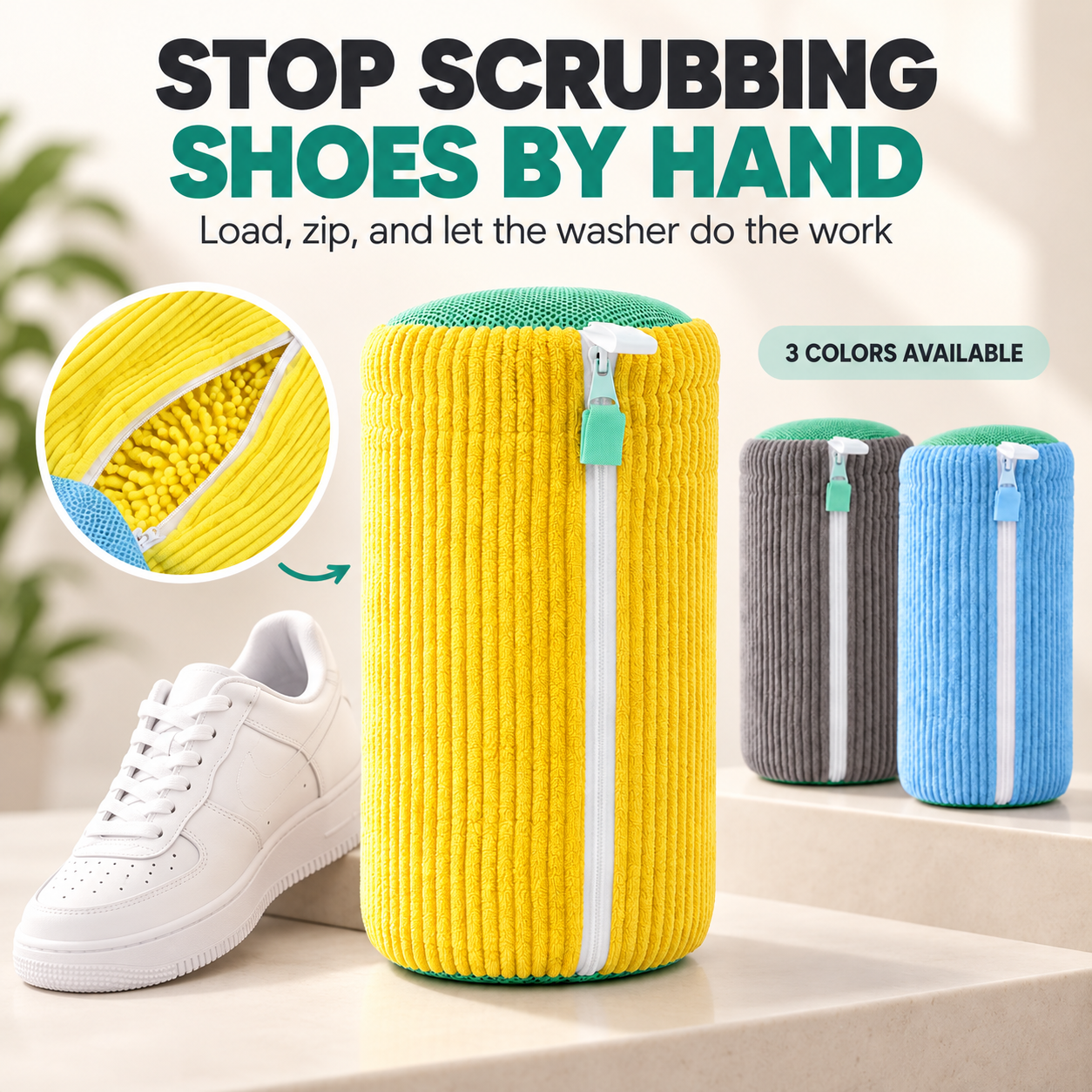 🔥 75% OFF 👟 Protective Shoe Washing Bag