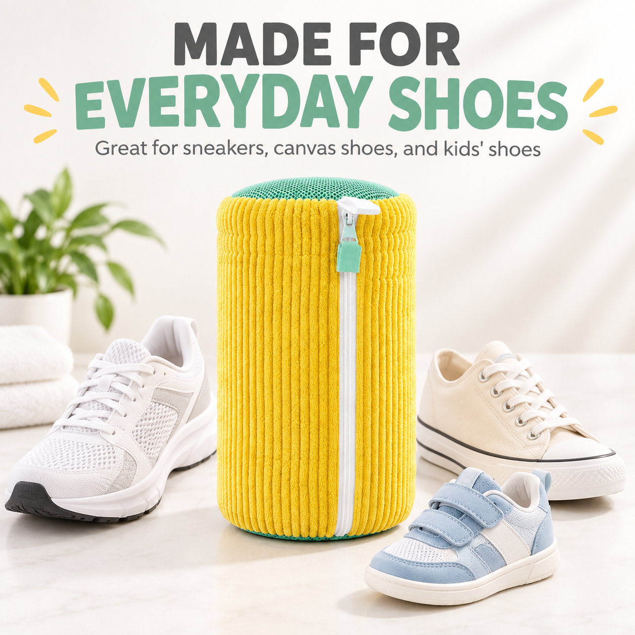 🔥 75% OFF 👟 Protective Shoe Washing Bag