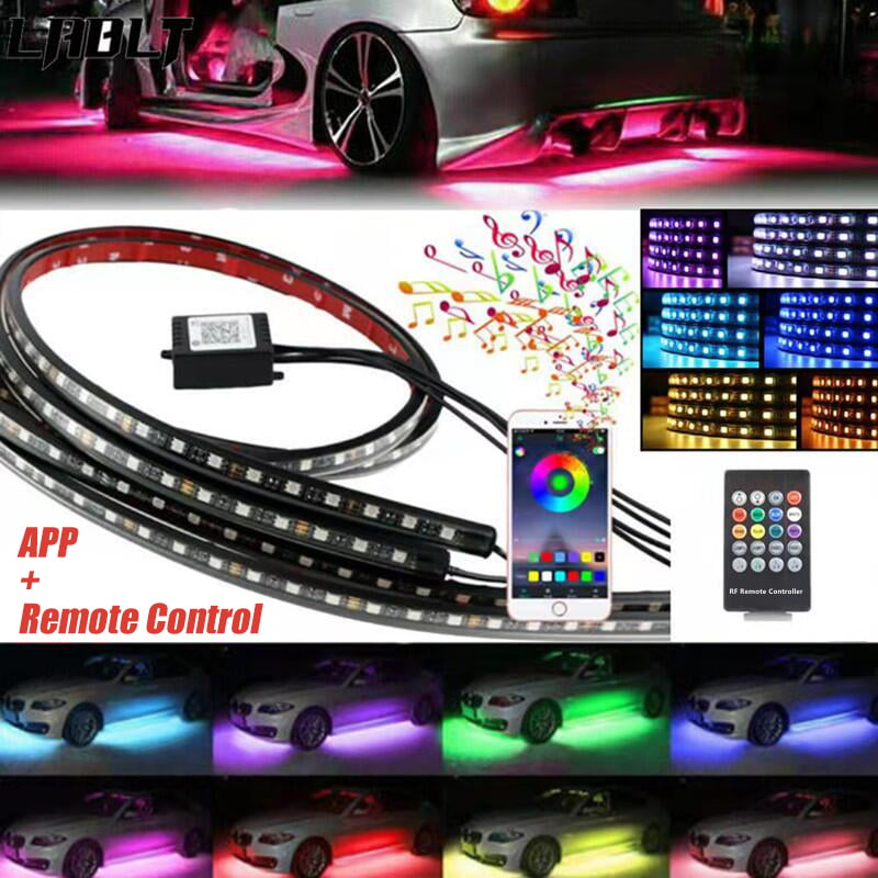 🔥 2025 Car Chassis Flexible RGB Waterproof LED Strip Lights (4PCS)