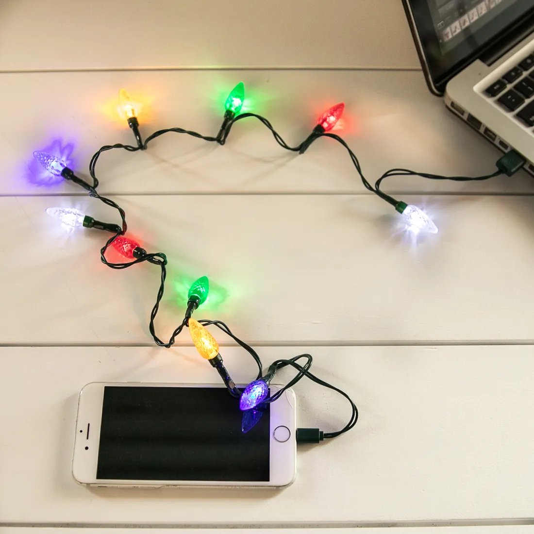 🌲Christmas Hot Sale 70%OFF-🔥USB Christmas Light Phone Charger Cable