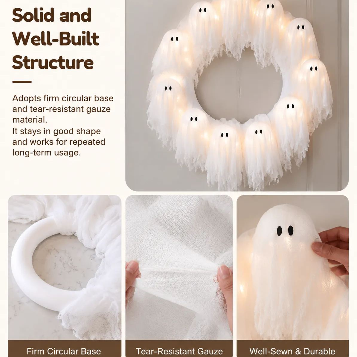 🔥Final Day Clearance 65% OFF🔥DIY Ghost garland👻