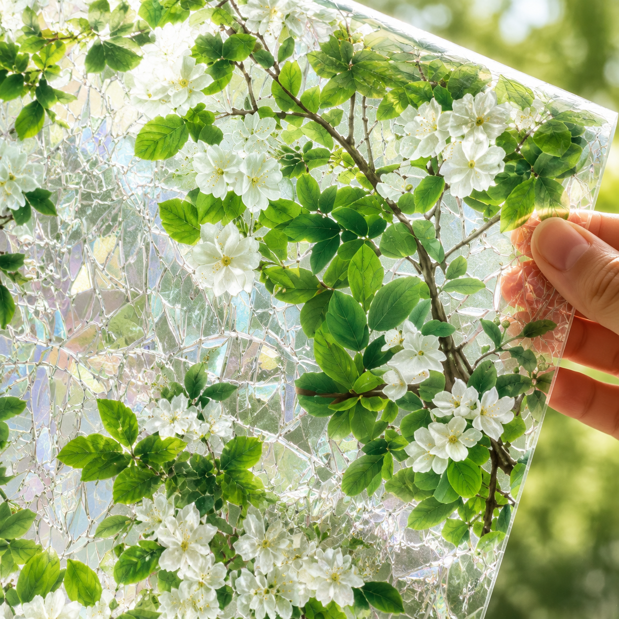 🔥Last Day 65%OFF🌸Floral Static Cling Window Film – No Glue Decorative Privacy Glass Sticker🪟