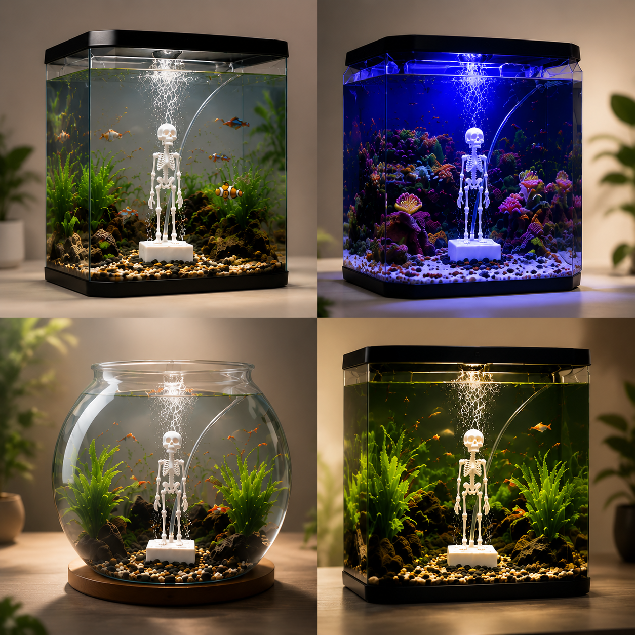 🐠Dancing Skeleton Diver™ Aquarium Ornament – Turn Your Fish Tank Into A Deep-Sea Adventure