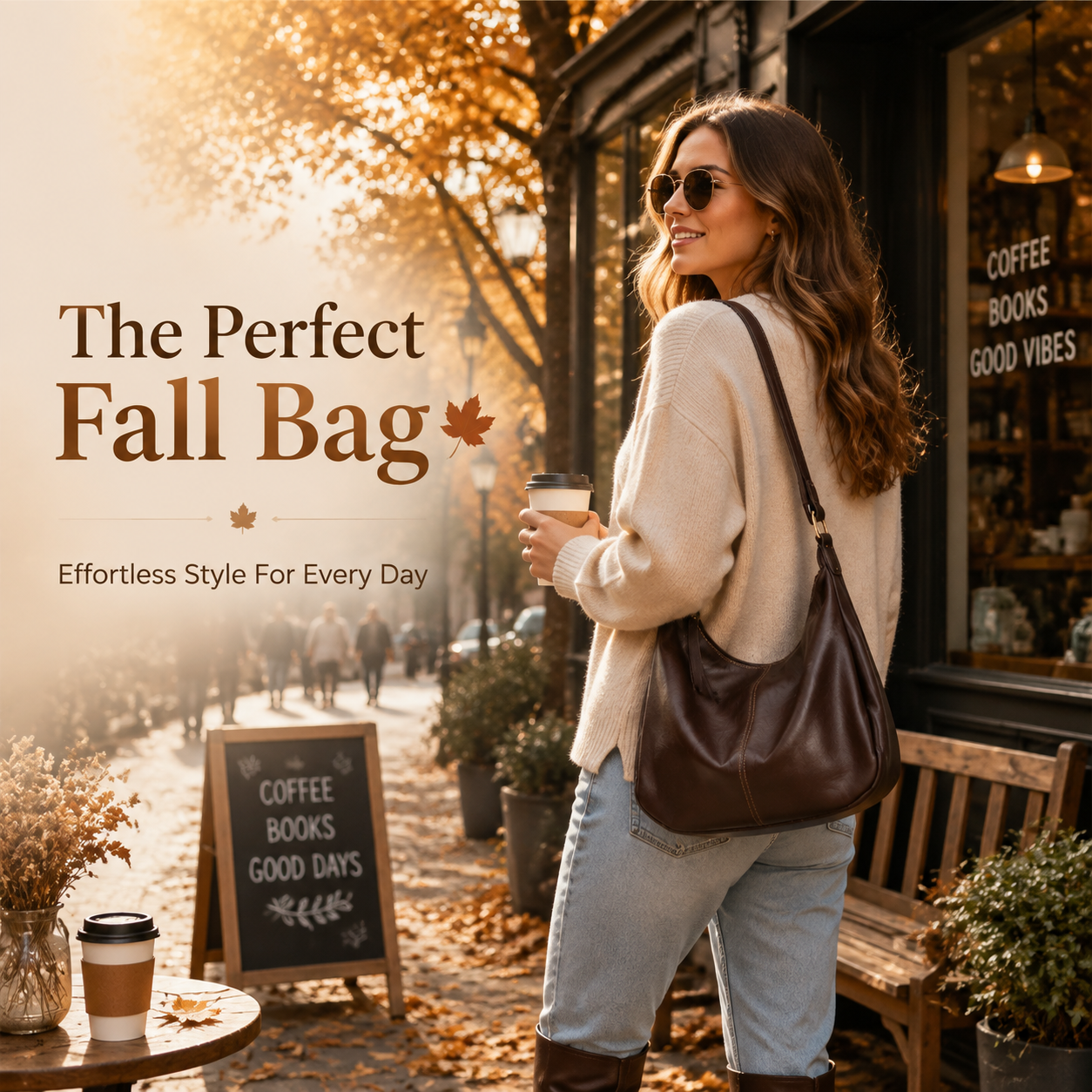 Willow™ Soft Leather Hobo Bag --The Perfect Everyday Shoulder Bag For Effortless Fall Style 