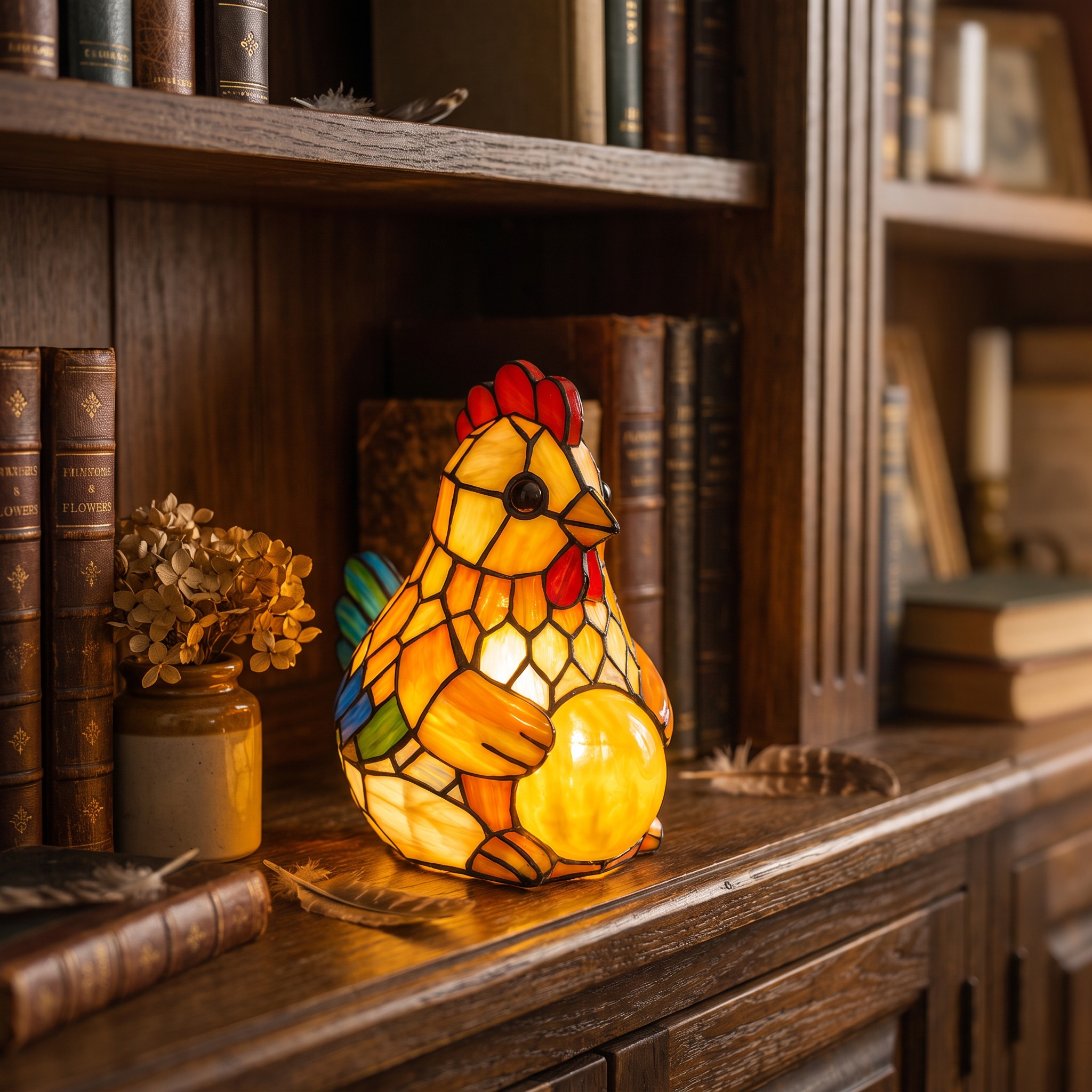 Resin Handmade Animal Lamp