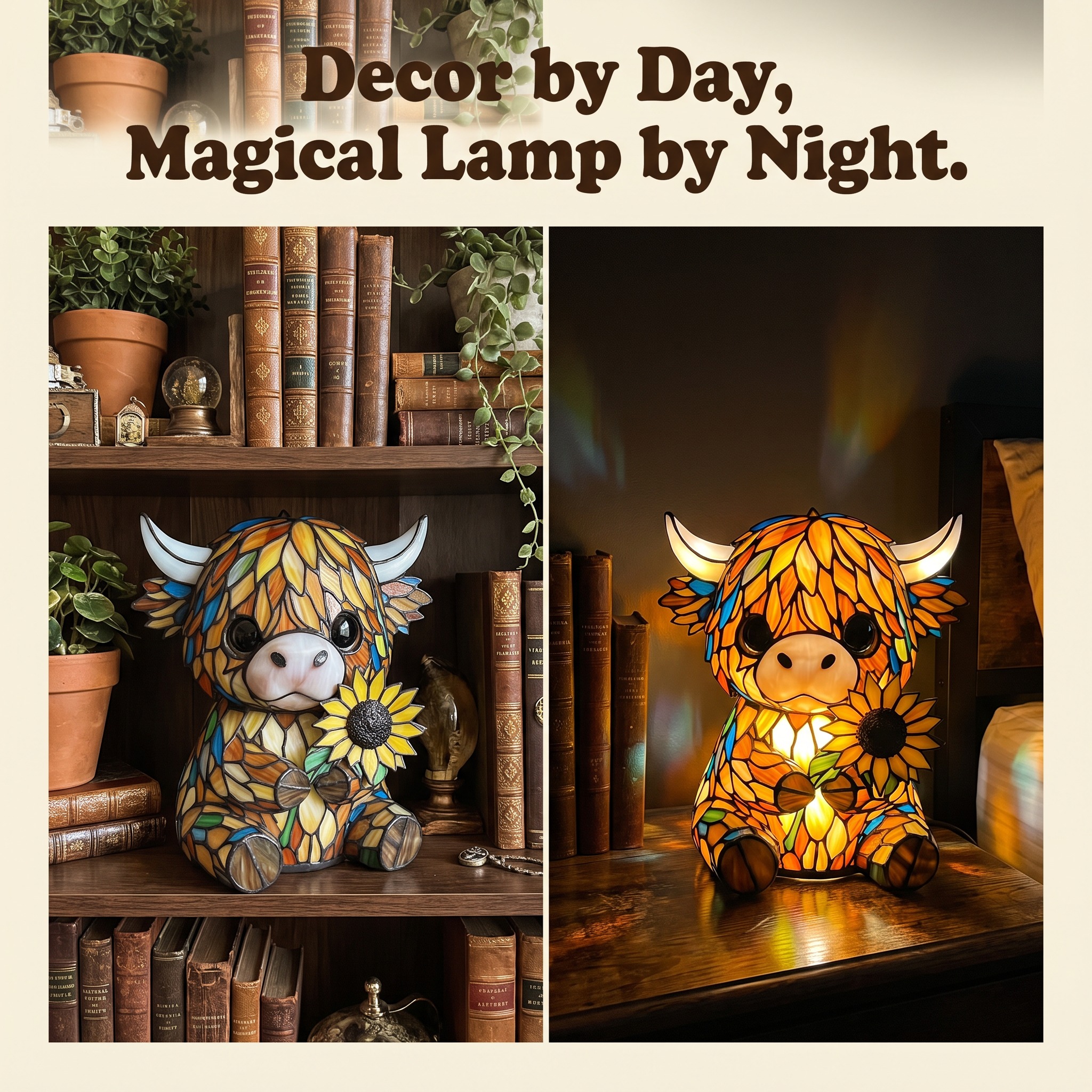 Resin Handmade Animal Lamp