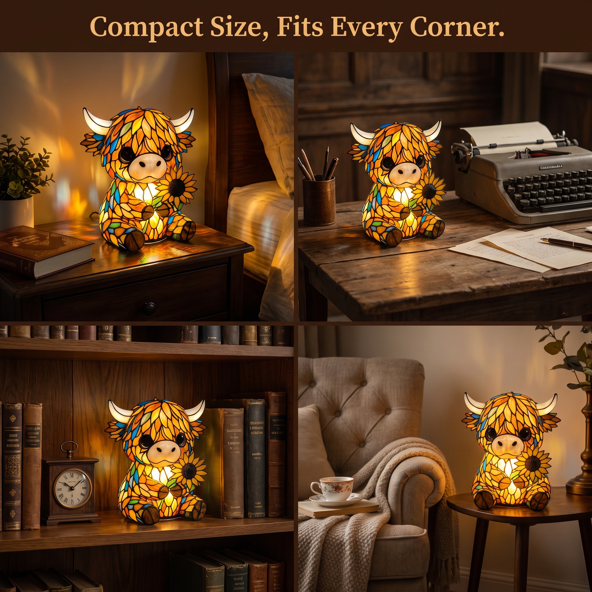 Resin Handmade Animal Lamp