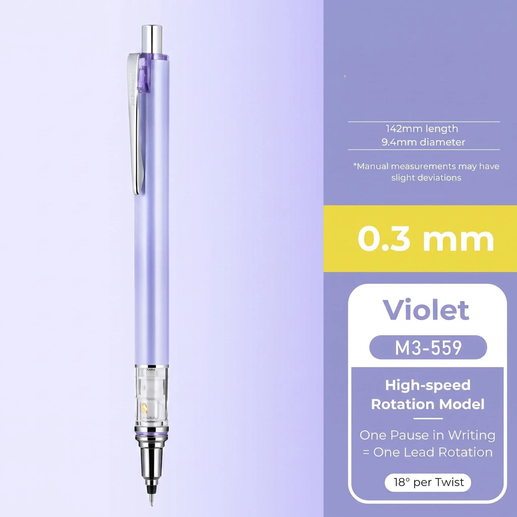 🔥Final Day Clearance 65% OFF🔥Advance Mechanical Pencil M5-559, 0.3 mm - 0.7 mm