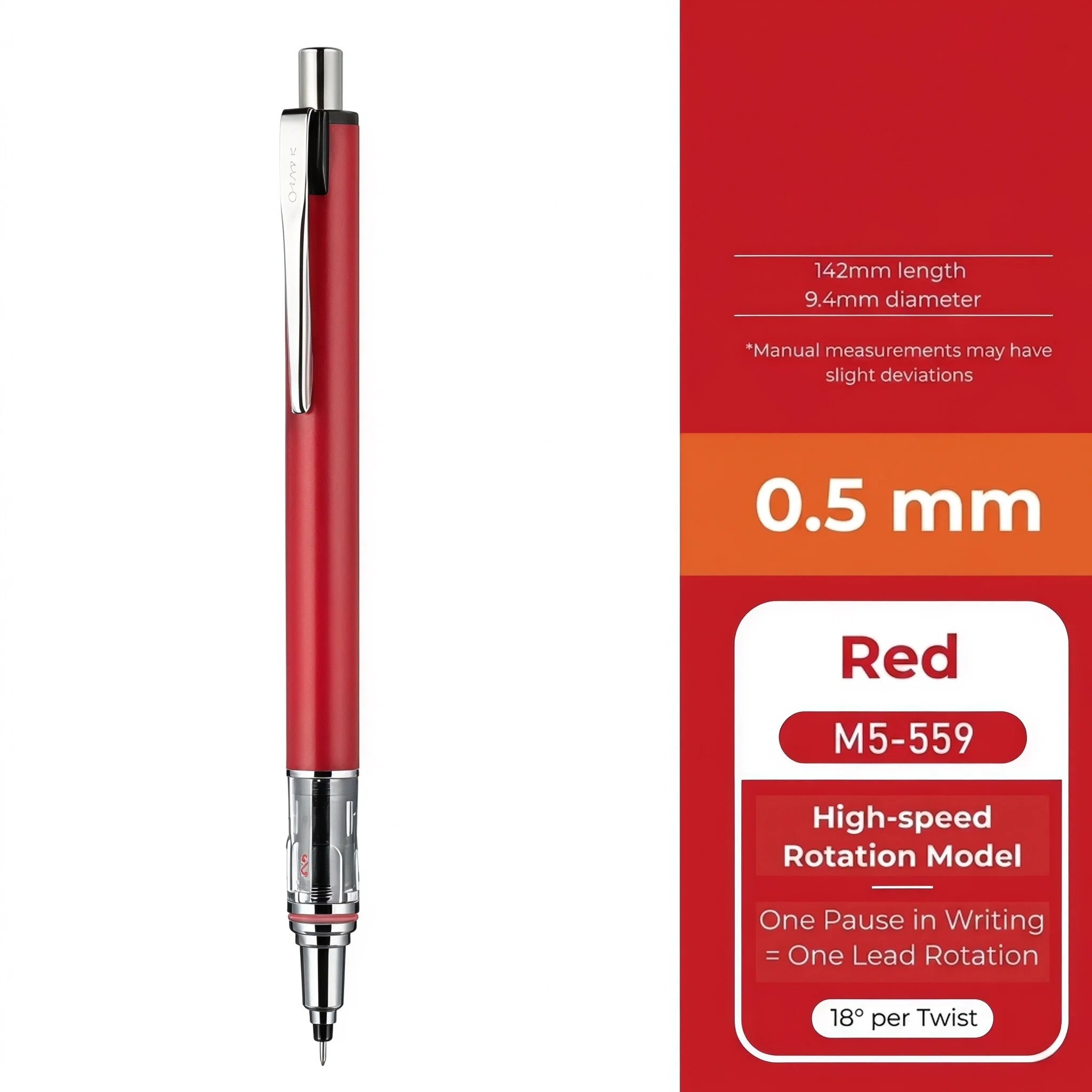 🔥Final Day Clearance 65% OFF🔥Advance Mechanical Pencil M5-559, 0.3 mm - 0.7 mm