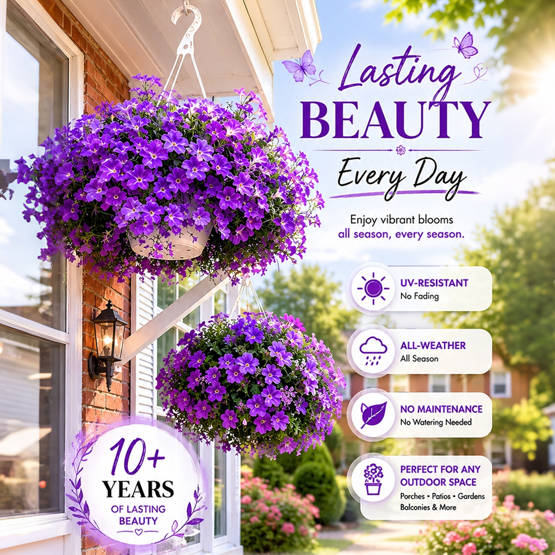 ✨Final Day Clearance 80% Off✨ Lifelike Morning Glory Artificial Flowers for Outdoor Decor 🌸