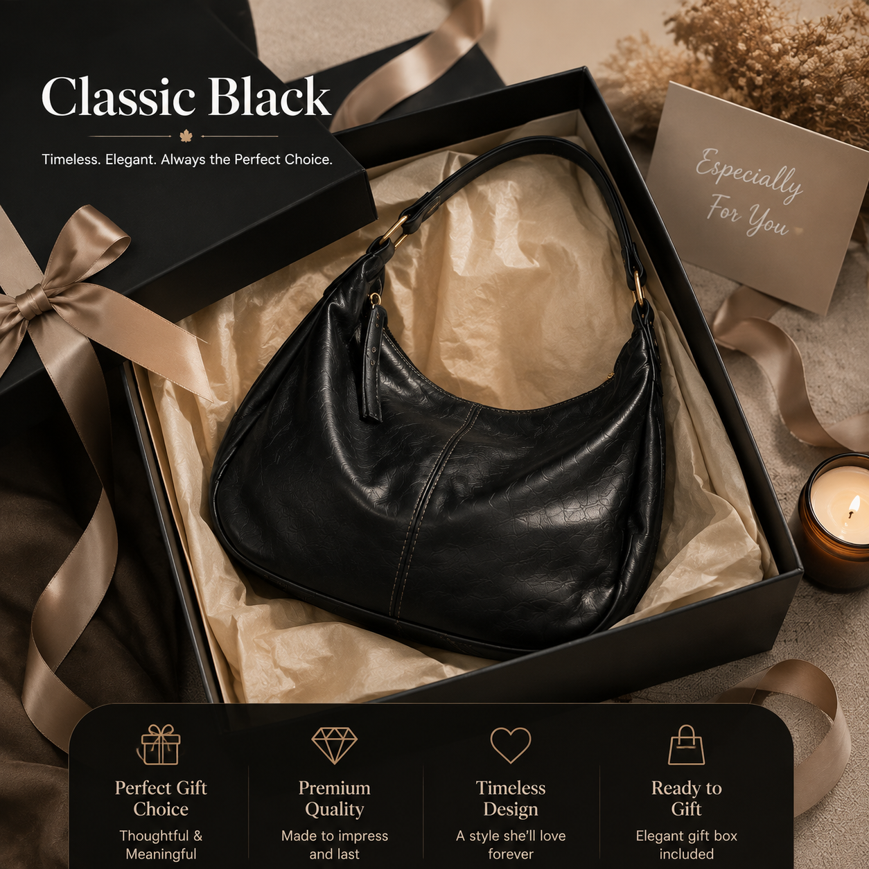 Willow™ Soft Leather Hobo Bag --The Perfect Everyday Shoulder Bag For Effortless Fall Style 