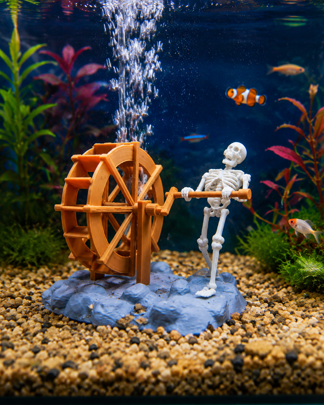 🐠Dancing Skeleton Diver™ Aquarium Ornament – Turn Your Fish Tank Into A Deep-Sea Adventure