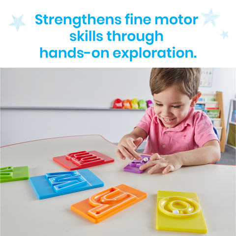 🔤Marble Tracers - Lowercase Letters🌀Roll Into Letter-Writing Fun!