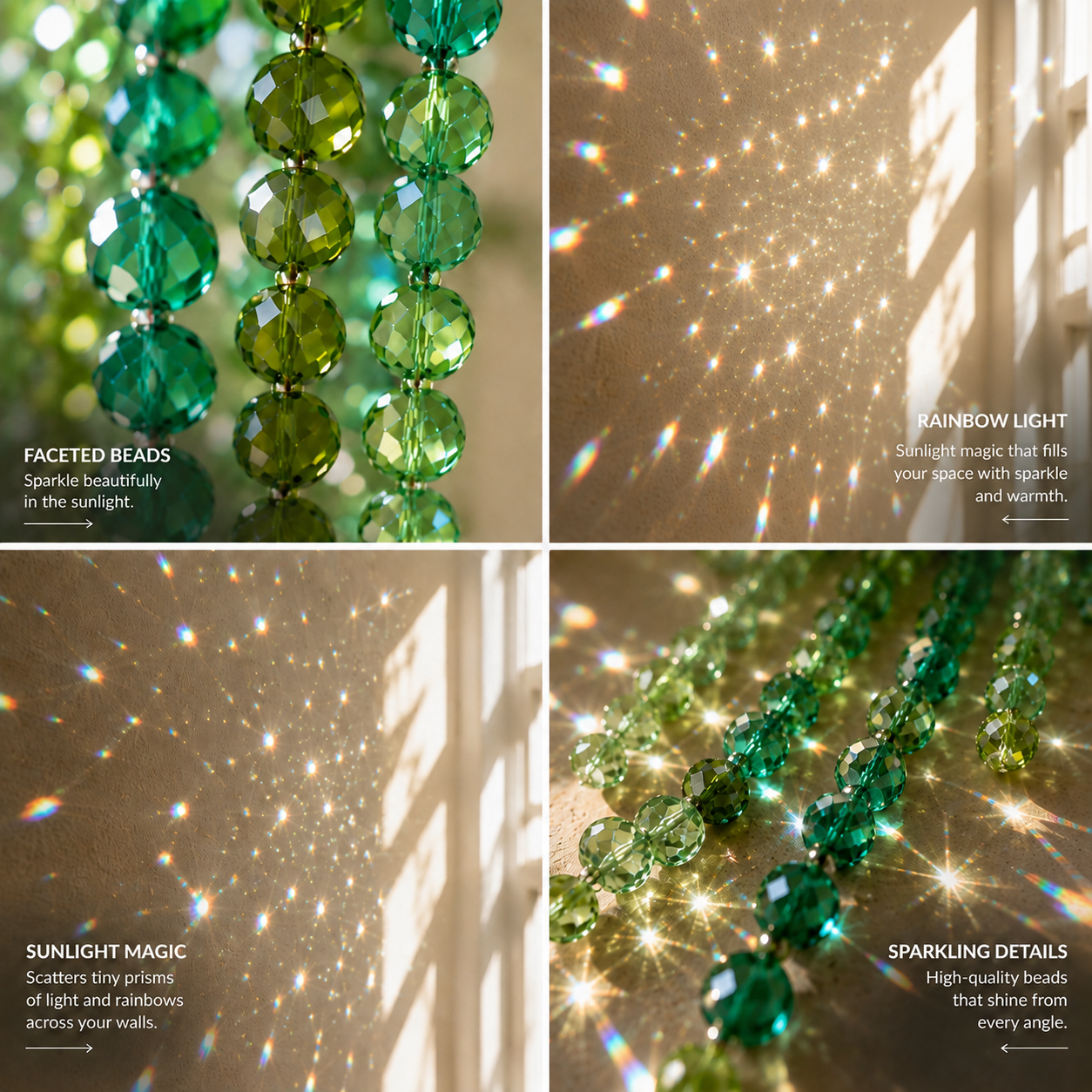 🔥 LAST DAY 50% OFF 🔥 Extra-Full Crystal Beaded Hanging Plant Suncatcher
