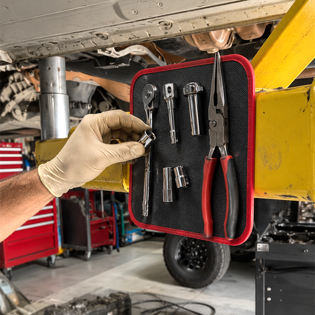 🧲Flexible Magnetic Tool Mat – Keep Your Tools Organized & Secure👨‍🔧