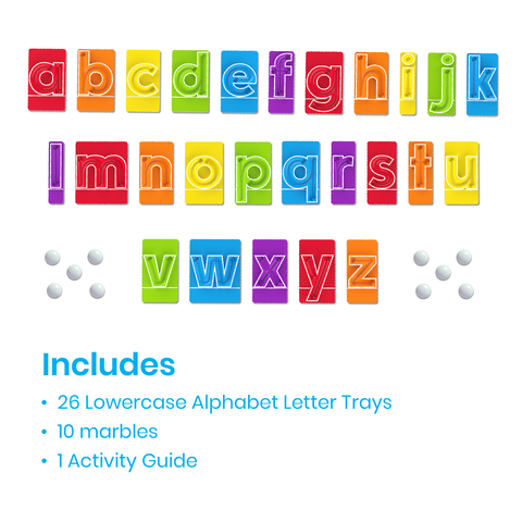 🔤Marble Tracers - Lowercase Letters🌀Roll Into Letter-Writing Fun!