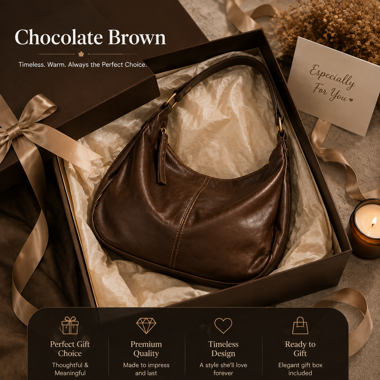 Willow™ Soft Leather Hobo Bag --The Perfect Everyday Shoulder Bag For Effortless Fall Style 