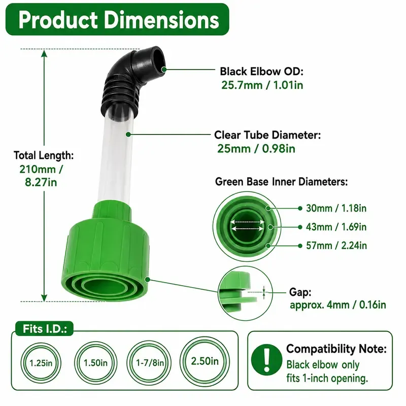 🔥LAST DAY 50% OFF 🔥 HVAC Condensate Drain Line Cleaning Adapter Clear Shop Vac Connector for Fast A/C Drain Clog Removal