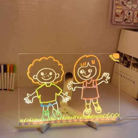 🔥HOT SALE NOW 50% OFF🔥Kids’ Best Friend – Acrylic Glow Drawing Board