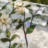 🔥Last Day 65%OFF🌸Floral Static Cling Window Film – No Glue Decorative Privacy Glass Sticker🪟