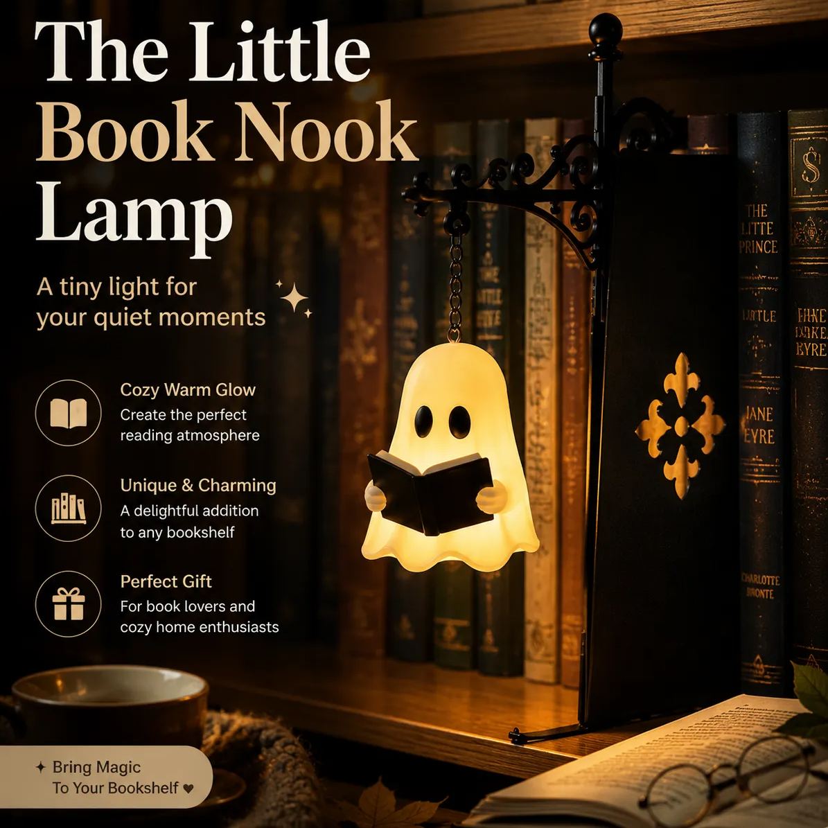 Mini Book Nook Light™ – Create A Cozy Magical Reading Corner On Your Bookshelf