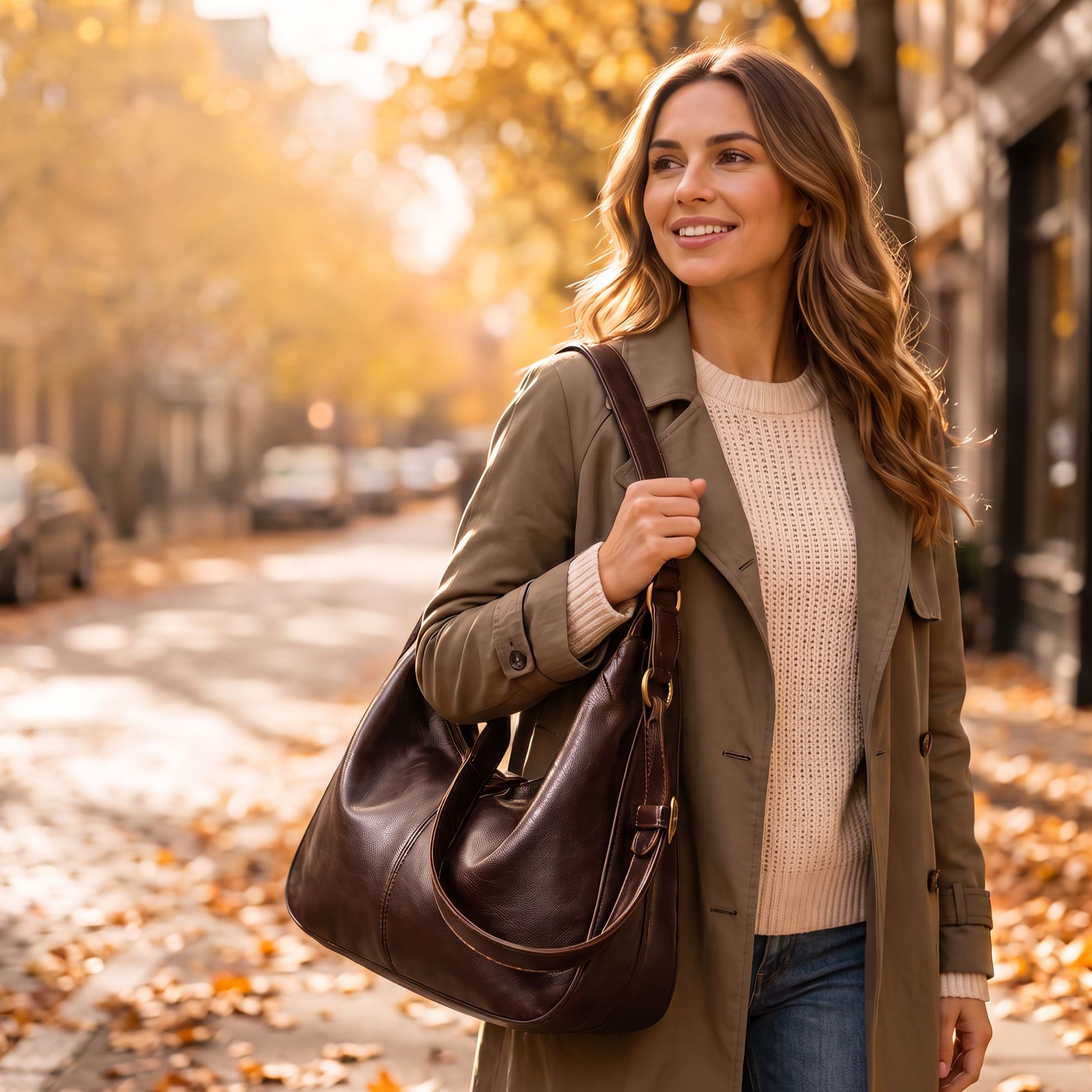 Willow™ Soft Leather Hobo Bag --The Perfect Everyday Shoulder Bag For Effortless Fall Style 