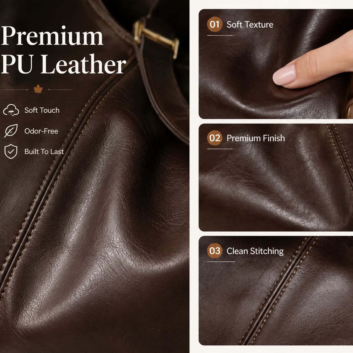 Willow™ Soft Leather Hobo Bag --The Perfect Everyday Shoulder Bag For Effortless Fall Style 