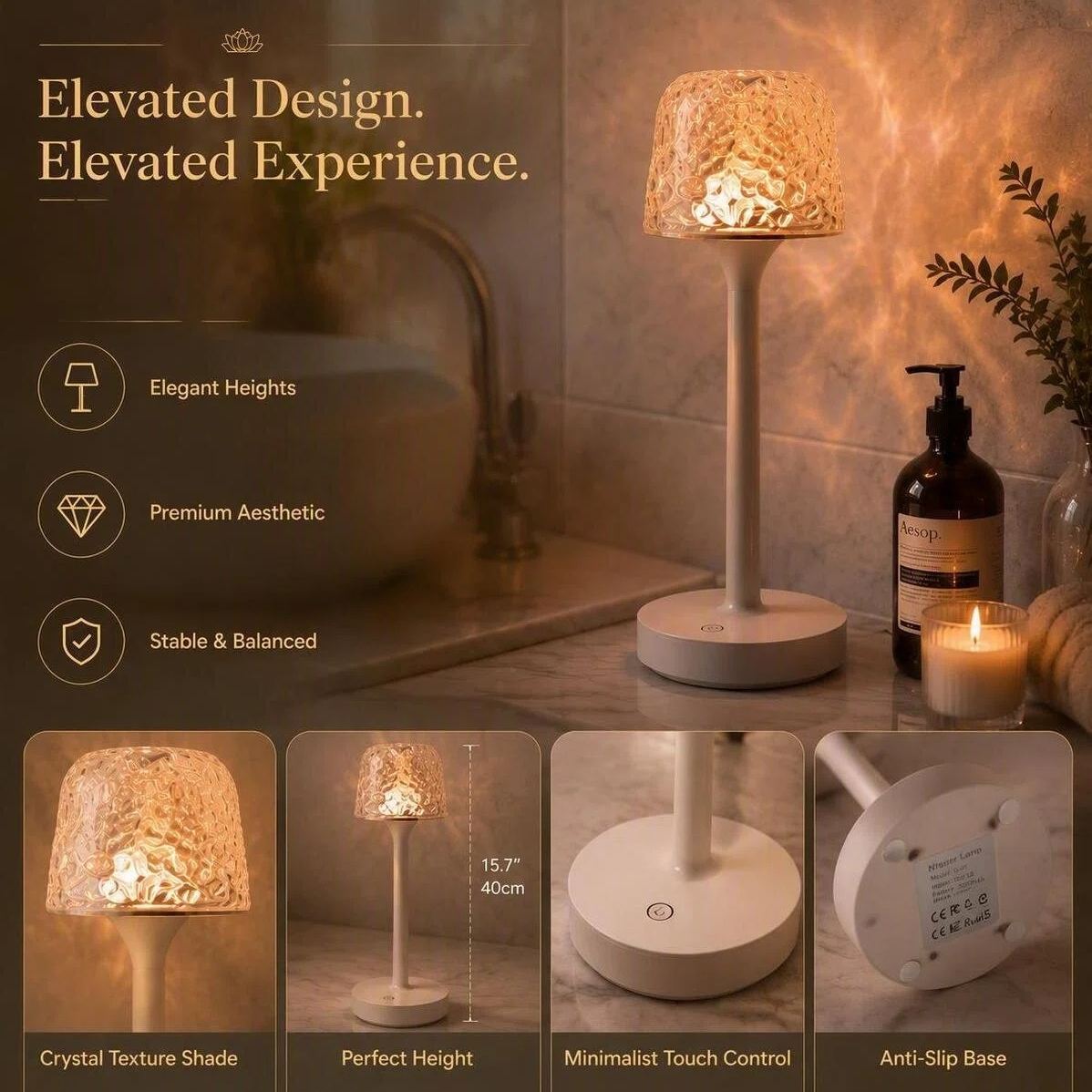 Luxury Shower Ambience Light — Create Your Own Home Spa Experience