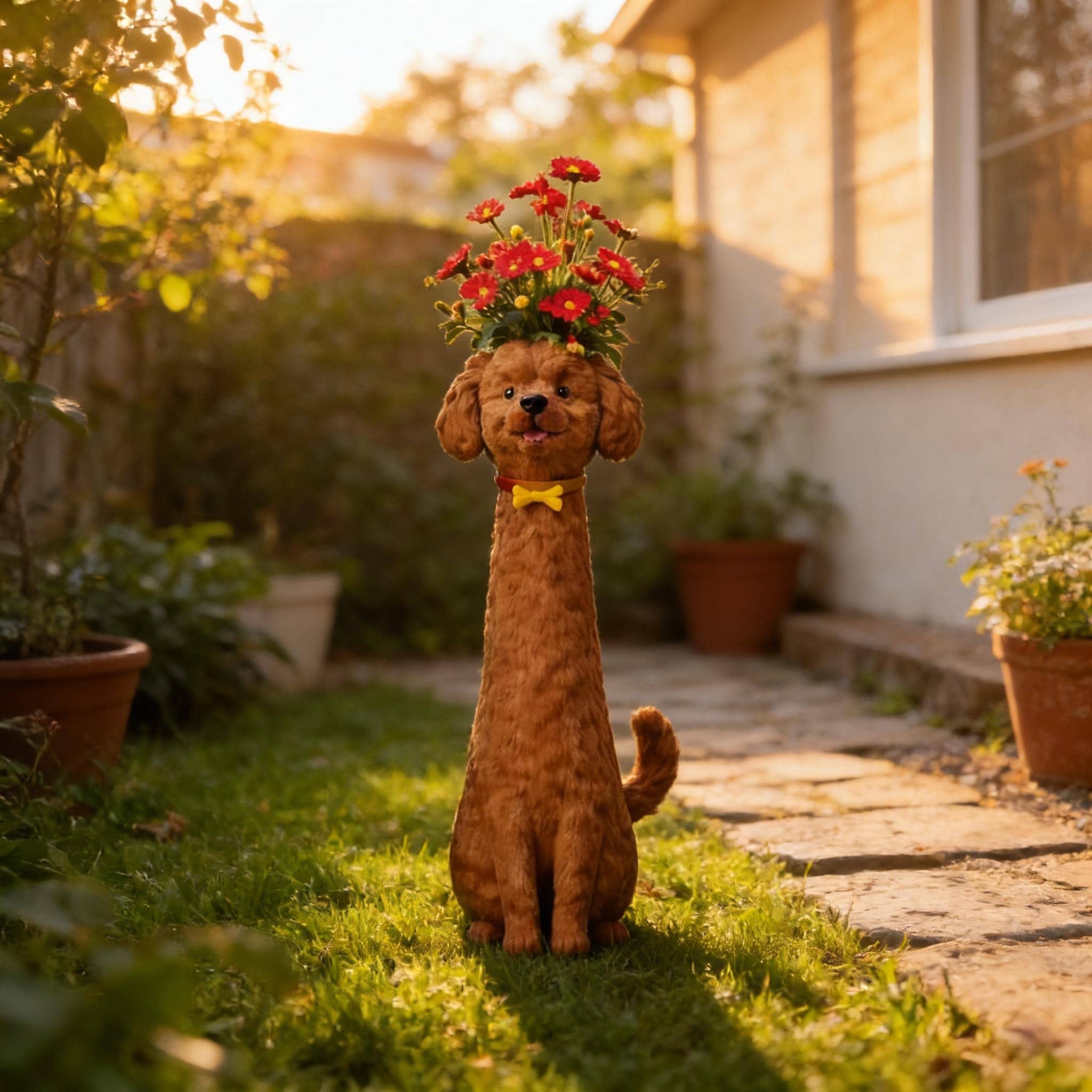 Dog Shaped Flower Vase 🐶