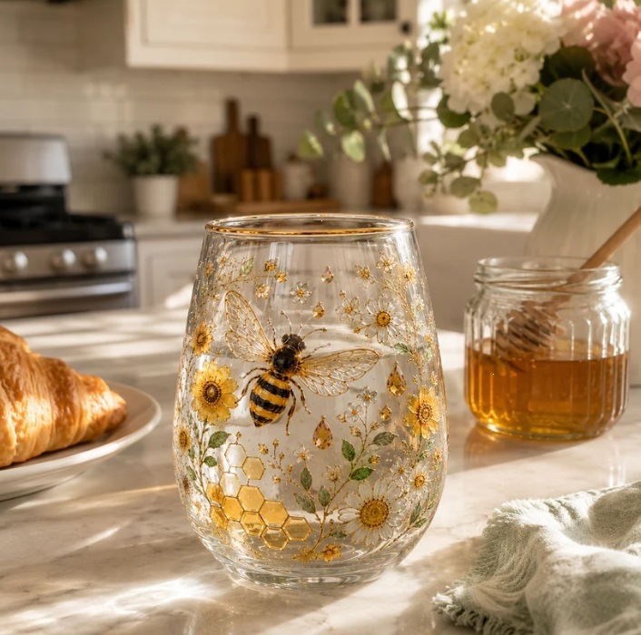 ✨ Start Your Day Beautifully 70% OFF 🌸Limited Edition 2026 Floral & Animal Morning Bliss Glass Cup ☕
