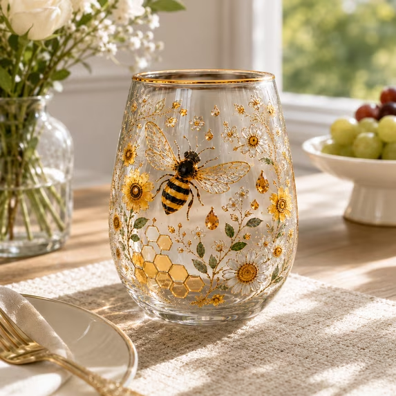 ✨ Start Your Day Beautifully 70% OFF 🌸Limited Edition 2026 Floral & Animal Morning Bliss Glass Cup ☕