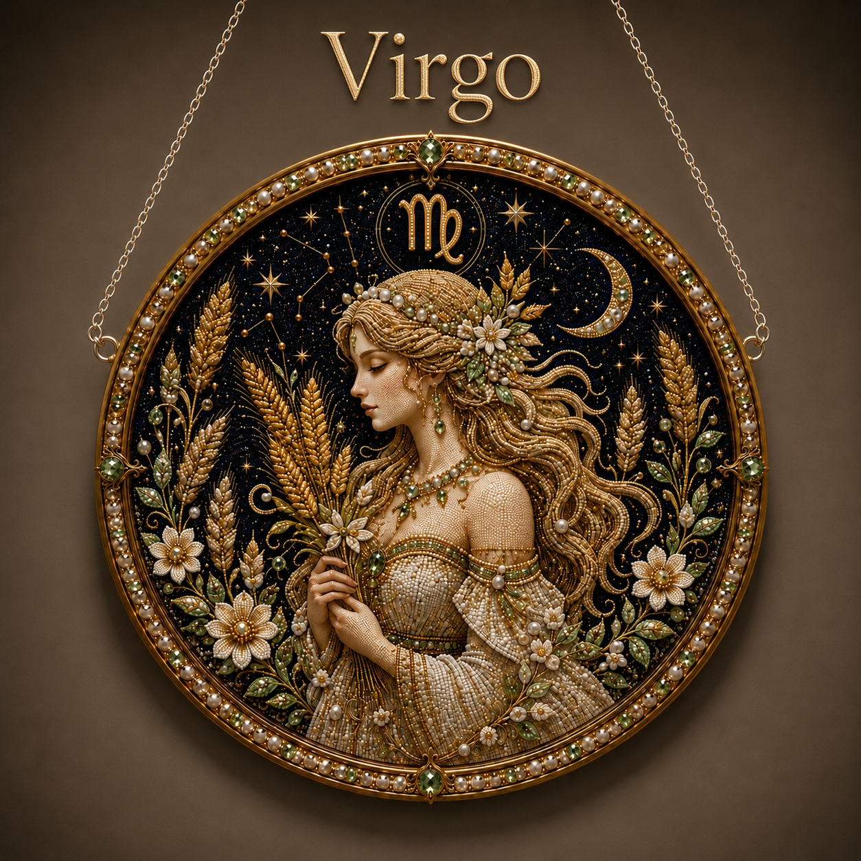 🌙 65% OFF – Your Zodiac, Your Art ✨ 12 Zodiac Pearl Art DIY Kit