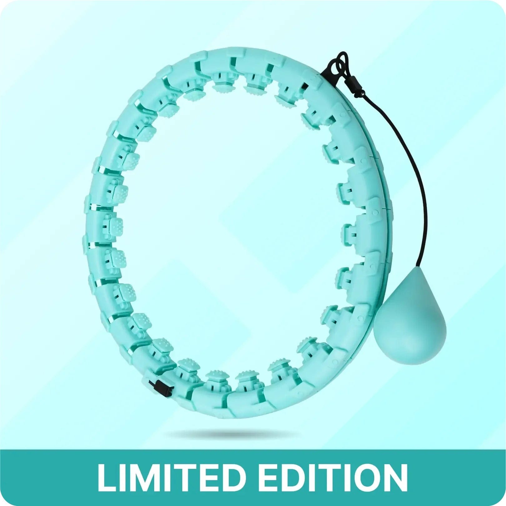 Tiffany Blue smart weighted fitness hoop