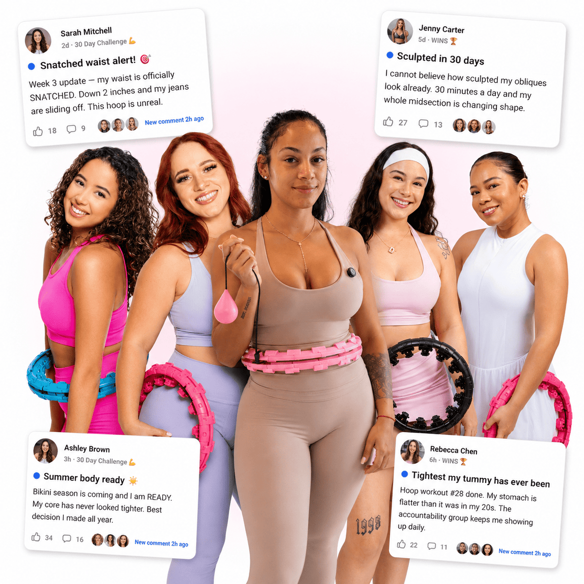 Smart weighted hoop customer community