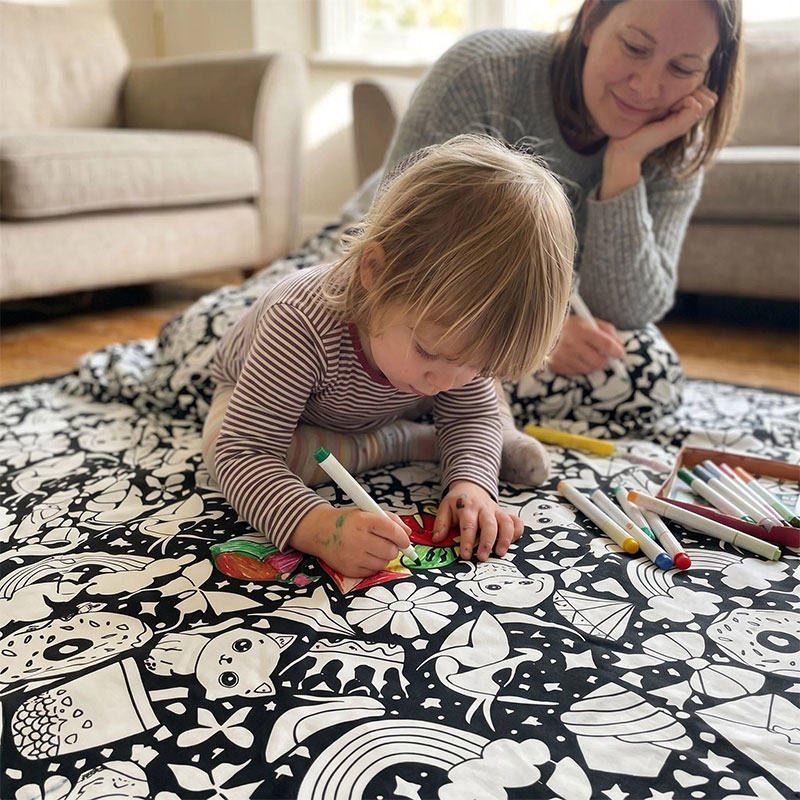 🎨 60% OFF ✨ Create Your Own Cozy Blanket – 24 Markers Included | New Christmas Edition 🎄