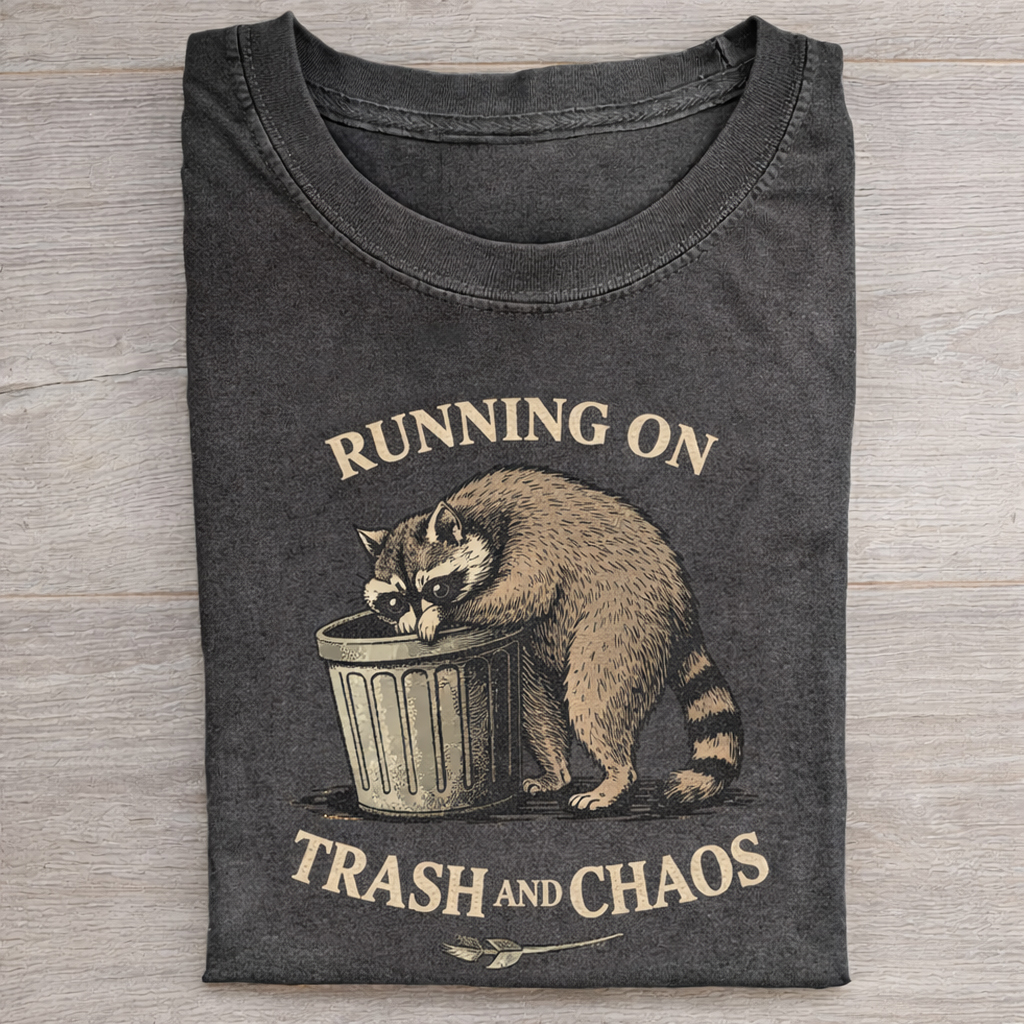 Running on Trash and Chaos T-shirt