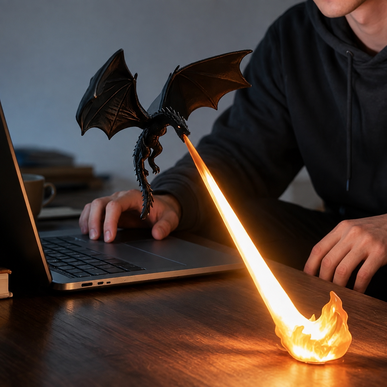 🎃 Halloween Early-Bird 50% OFF | Dragon Breath Flame Night Light 🔥