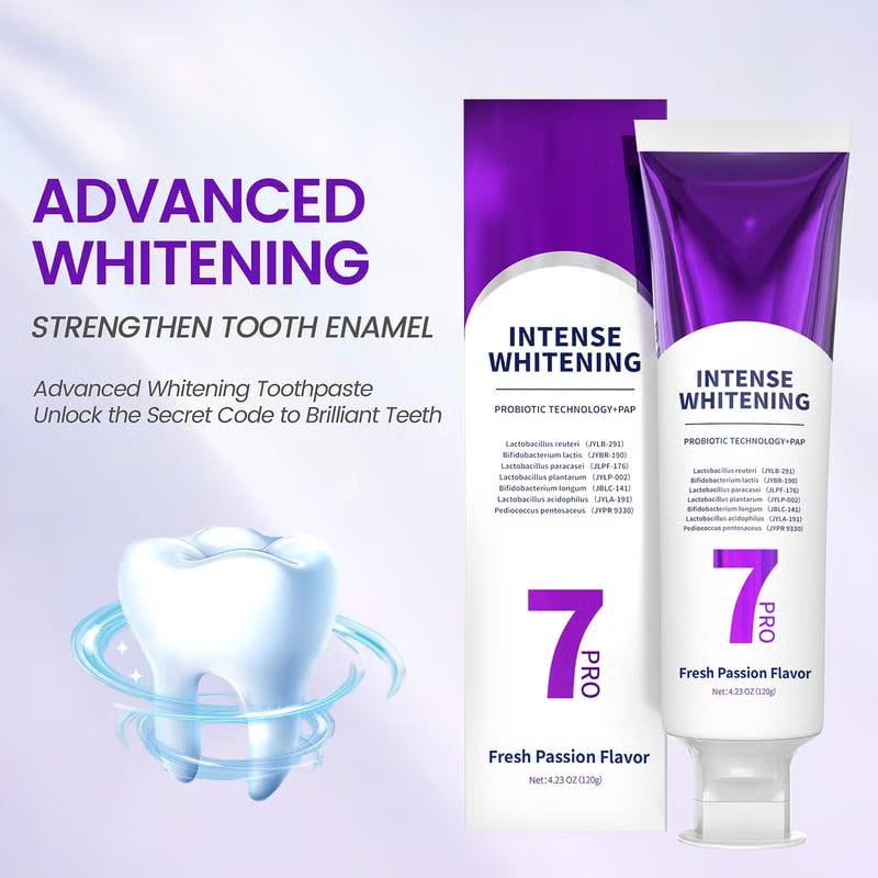 💜 70% OFF Smile Upgrade Sale - 7-Pro Purple Toothpaste for Enamel Repair and Fresh Breath