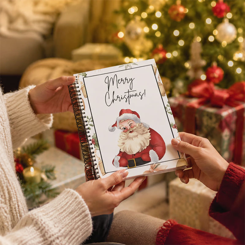 Christmas gift card book keepsake