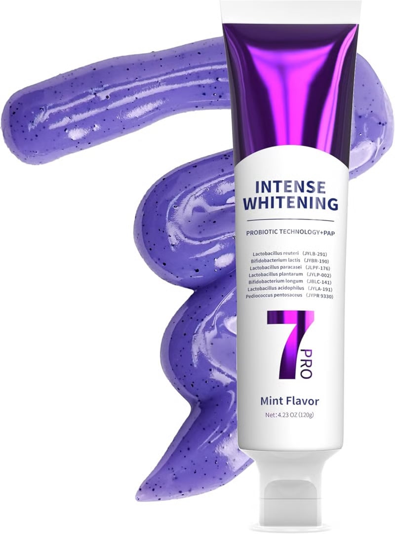 💜 70% OFF Smile Upgrade Sale - 7-Pro Purple Toothpaste for Enamel Repair and Fresh Breath