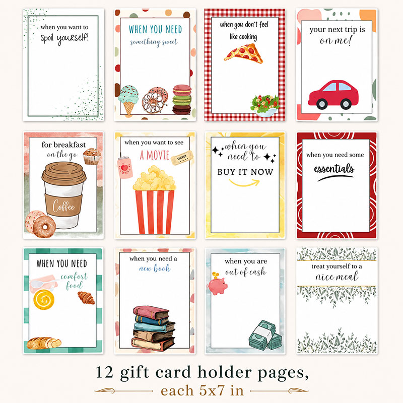 🎄 Christmas Gift Card Keepsake Book