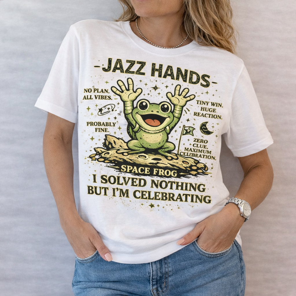 Cosmic Jazz Hands Frog T-Shirt