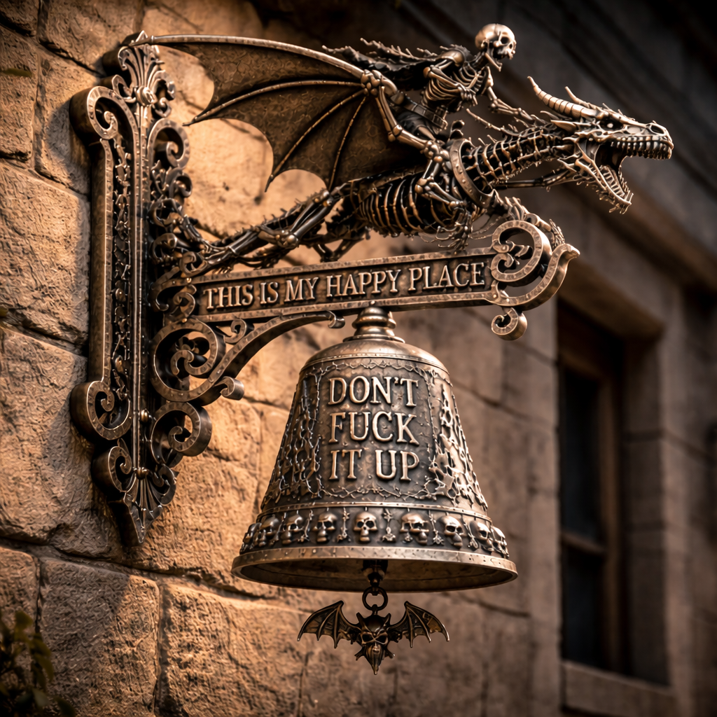 🚨 FLASH SALE – 70% OFF | Skull Dragon Rider Bell – Dark Fantasy Collectible Deal!