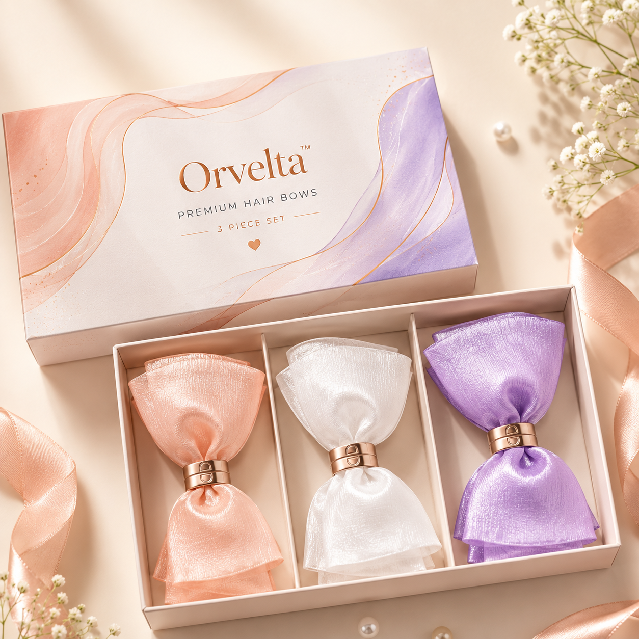 Orvelta™ Magnetic Bow Hair Clip 🎀