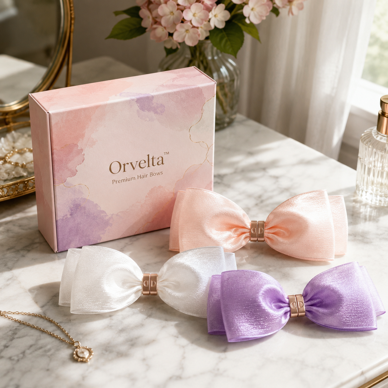 Orvelta™ Magnetic Bow Hair Clip 🎀