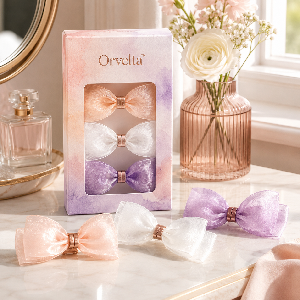 Orvelta™ Magnetic Bow Hair Clip 🎀