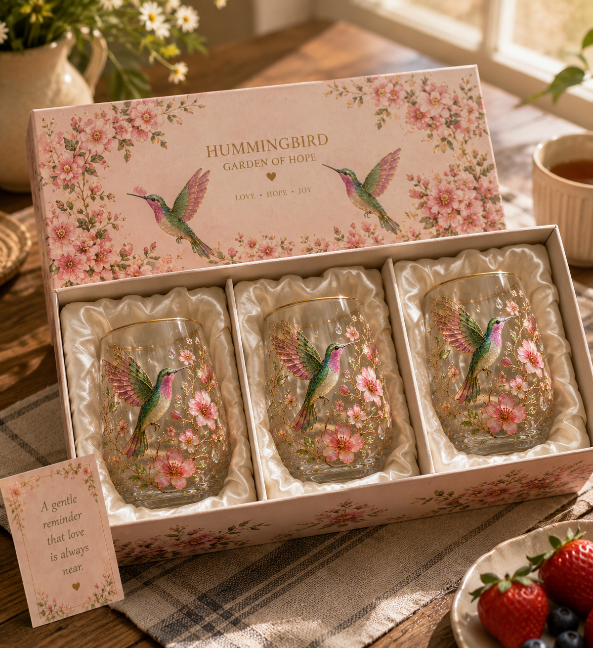 ✨ Start Your Day Beautifully 70% OFF 🌸Limited Edition 2026 Floral & Animal Morning Bliss Glass Cup ☕