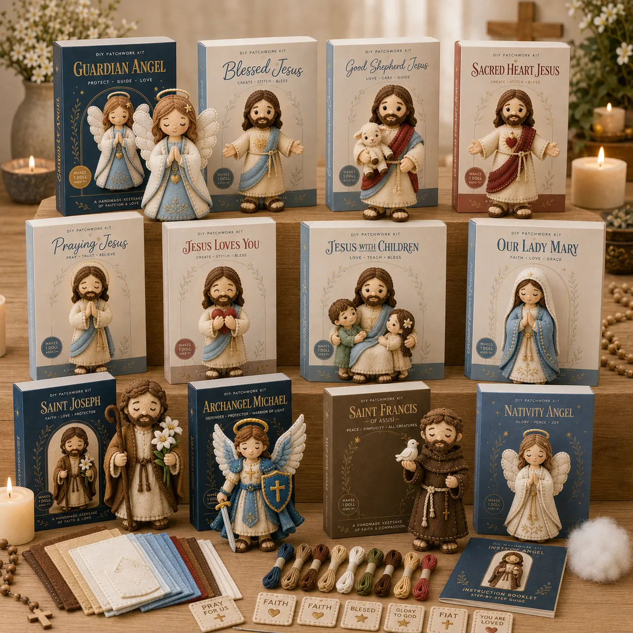 🎁 70% OFF Limited Sale⚡Faith & Blessings DIY Patchwork Kit 💙